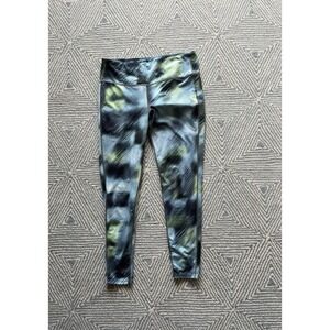 Women's Athleta Multicolor Green/Blue/Gray‎ Leggings - XL